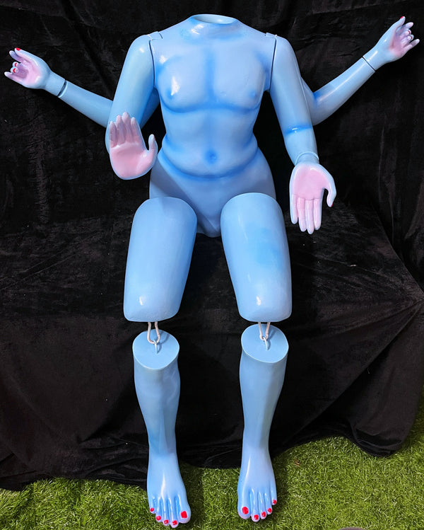 Premium Fibre Male Deity Idol for Alankaram | Detachable Body for Vishnu, Shiva, Krishna & Festival Decorations