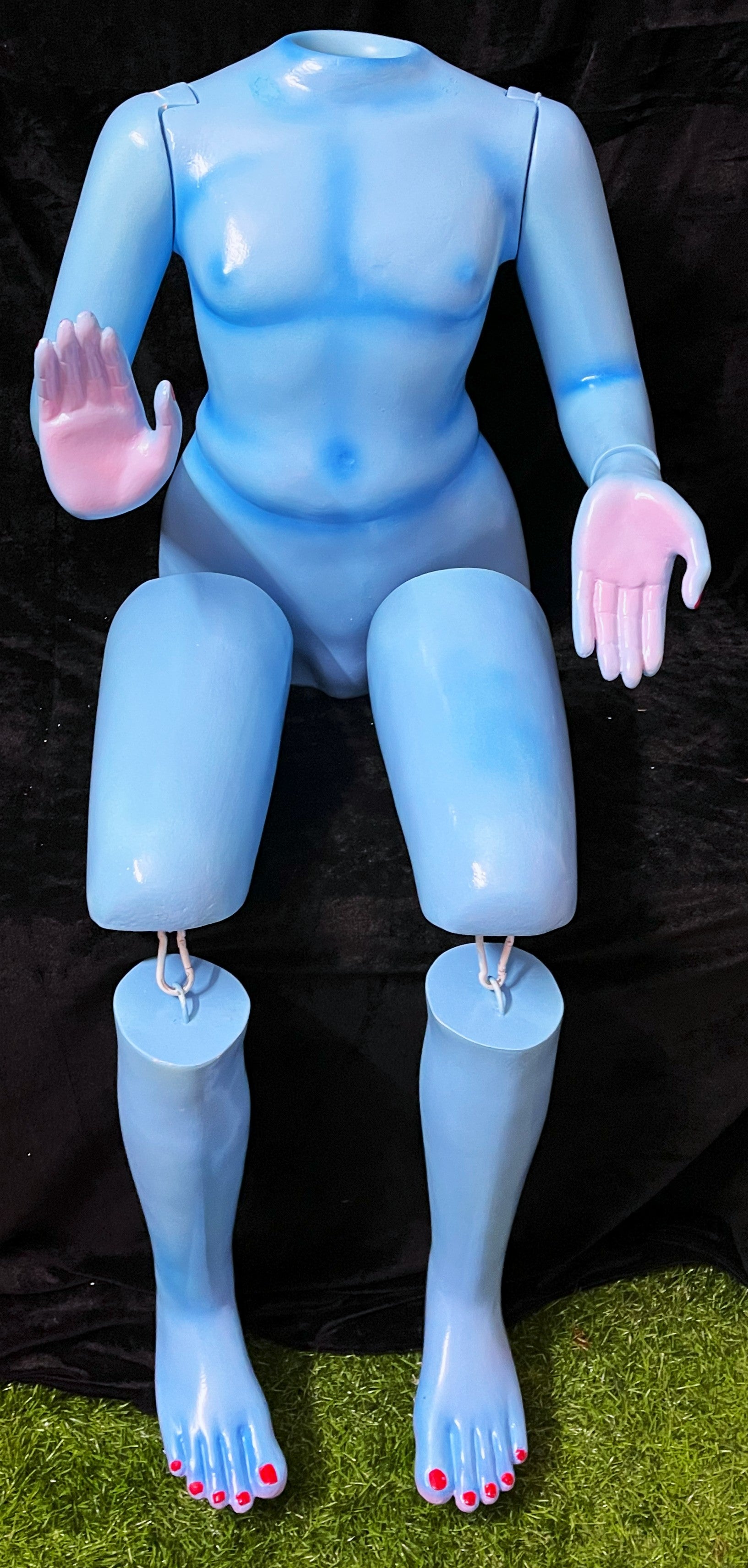 Premium Fibre Male Deity Idol for Alankaram | Detachable Body for Vishnu, Shiva, Krishna & Festival Decorations 2