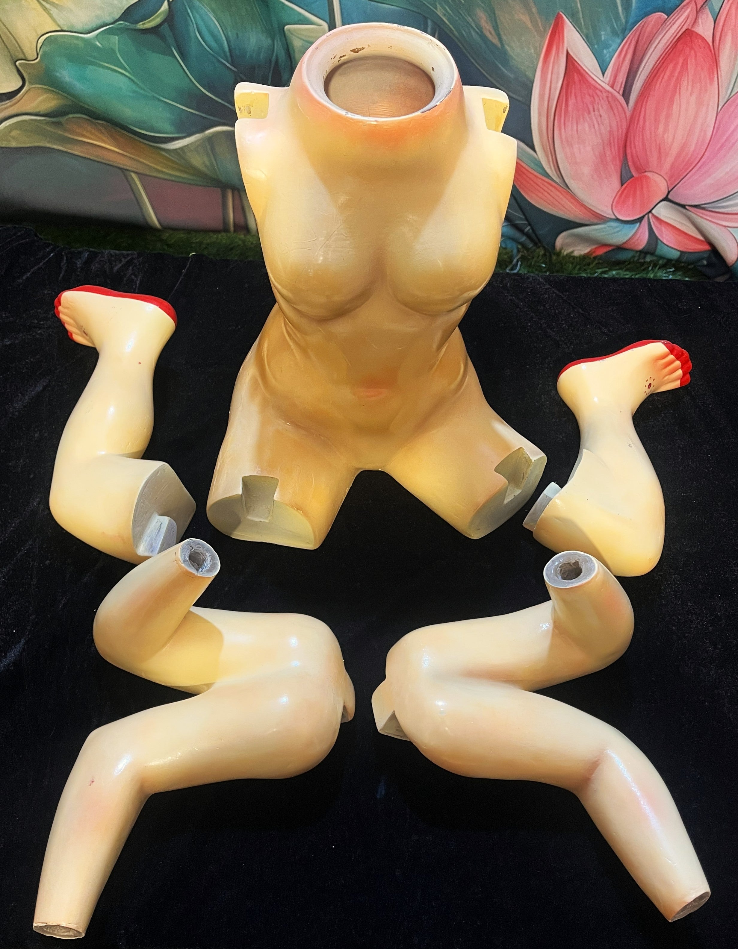 Small Size Sitting Premium Fibre Devi Idol (Small - 1.5 Feet) 3