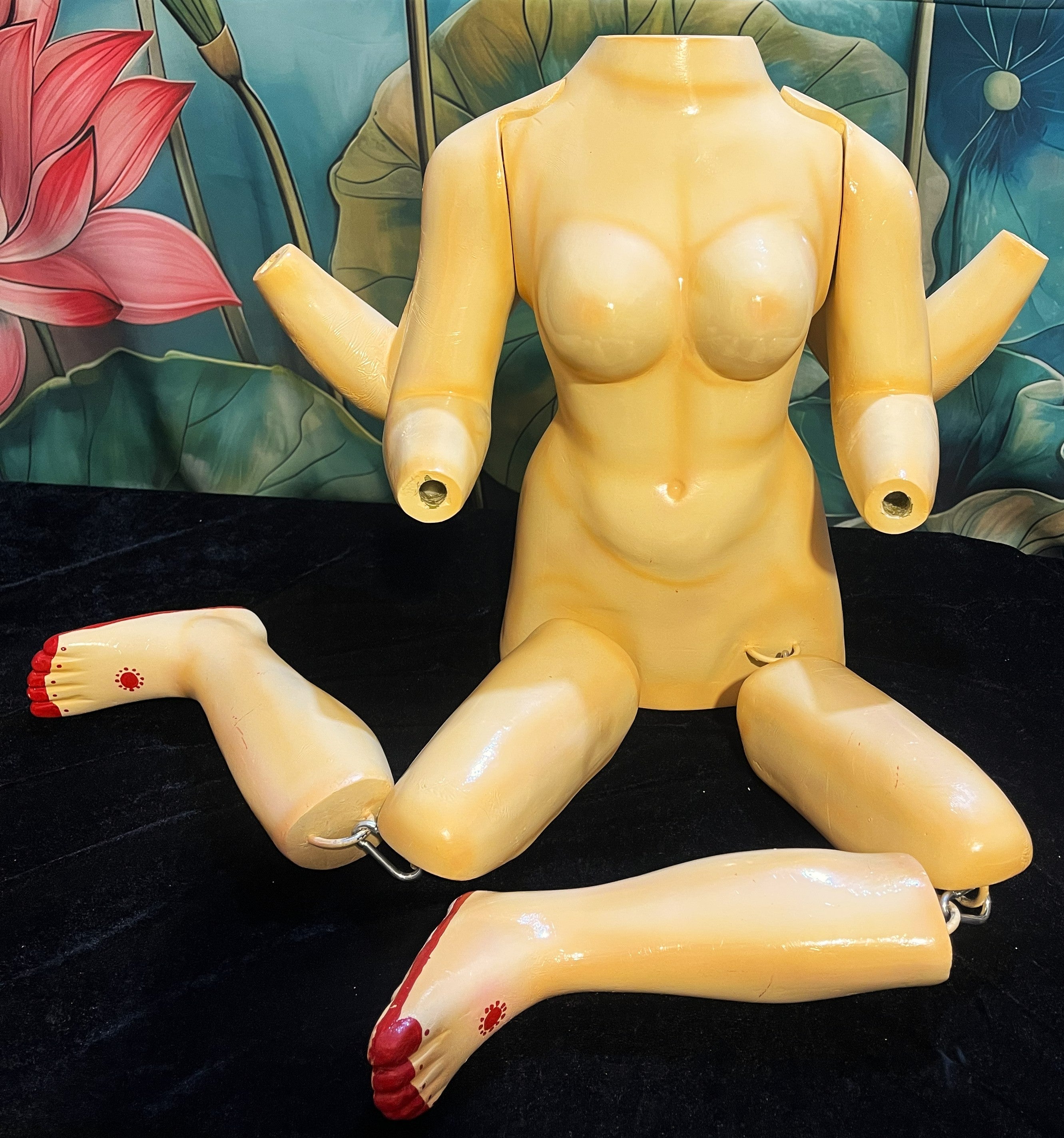 Medium Size Sitting Premium Fibre Devi Idol (Medium- 2.5 Feet) 5