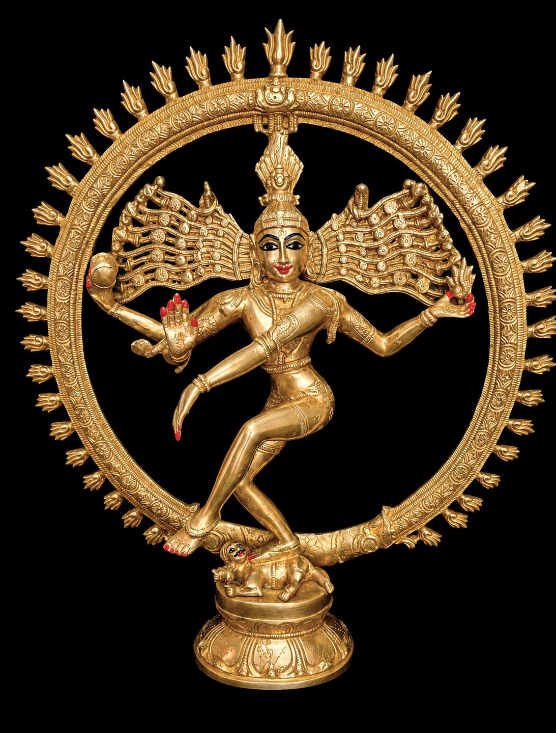 Handcrafted Brass Nataraja Idol – 20 Inch | Cosmic Dancer Lord Shiva in Divine Tandava 1