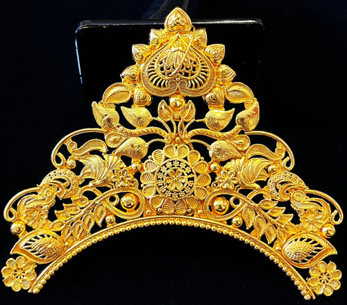 chakra prabhavali jewellery, deity halo ornament, idol back chakra - Length: 3.5 inches | Width: 3.5 inches
