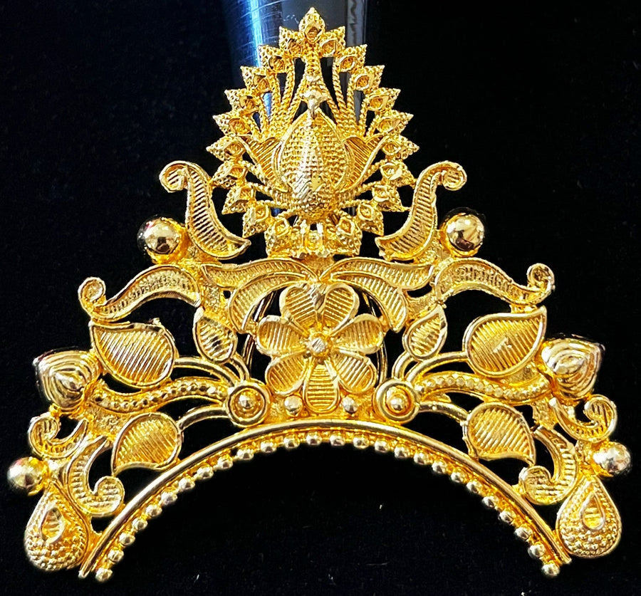 chakra prabhavali jewellery, deity halo ornament, idol back chakra - Length: 2.5 inches | Width: 2.5 inches