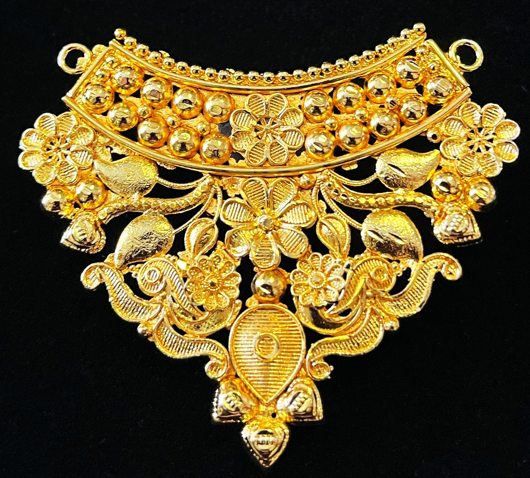 chakra prabhavali jewellery, deity halo ornament, idol back chakra - Length: 2 inches | Width: 2 inches 1