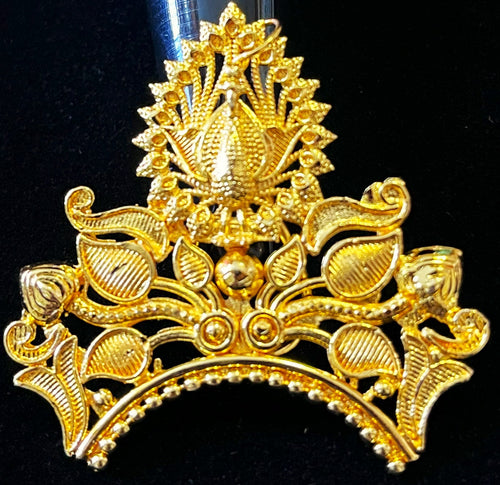 chakra prabhavali jewellery, deity halo ornament, idol back chakra - Length: 2 inches | Width: 2 inches