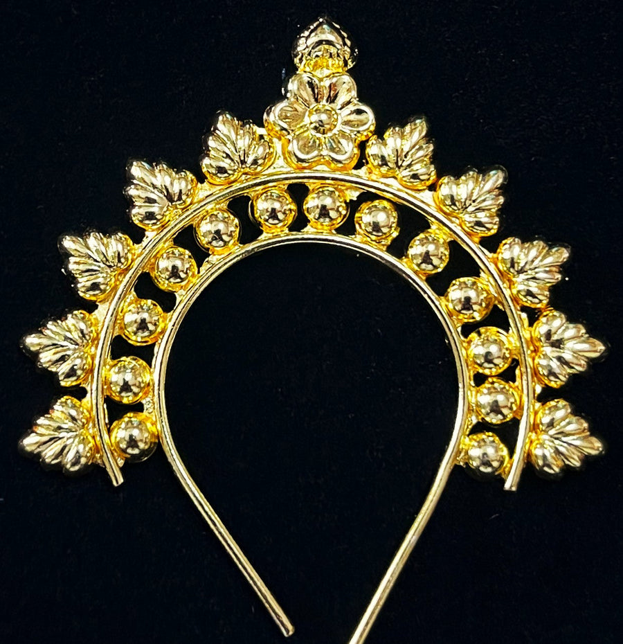 chakra prabhavali jewellery, deity halo ornament, idol back chakra - Length: 2 inches