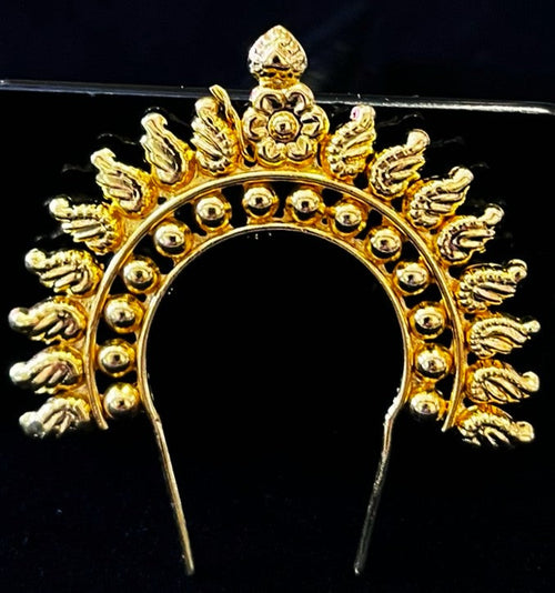 chakra prabhavali jewellery, deity halo ornament, idol back chakra - Length: 2 inches