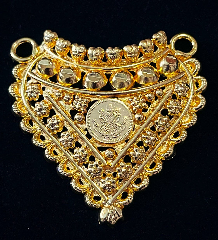 deity necklace, idol necklace jewellery, gold plated necklace for idols - Length: 1.5 inches | Width: 1.5 inches