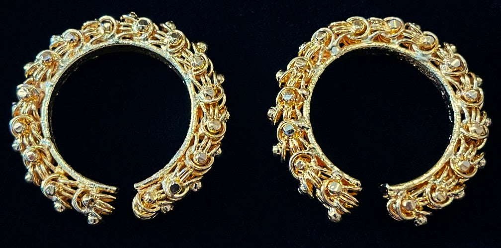 deity bangles, idol bangles jewellery, gold plated bangles for idols - Diameter : 1 inch 1