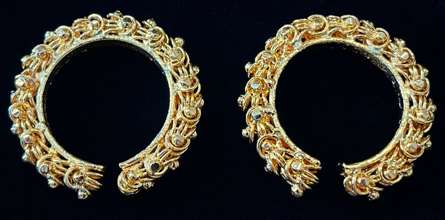 deity bangles, idol bangles jewellery, gold plated bangles for idols - Diameter : 1 inch