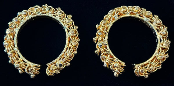 deity bangles, idol bangles jewellery, gold plated bangles for idols - Diameter : 1 inch