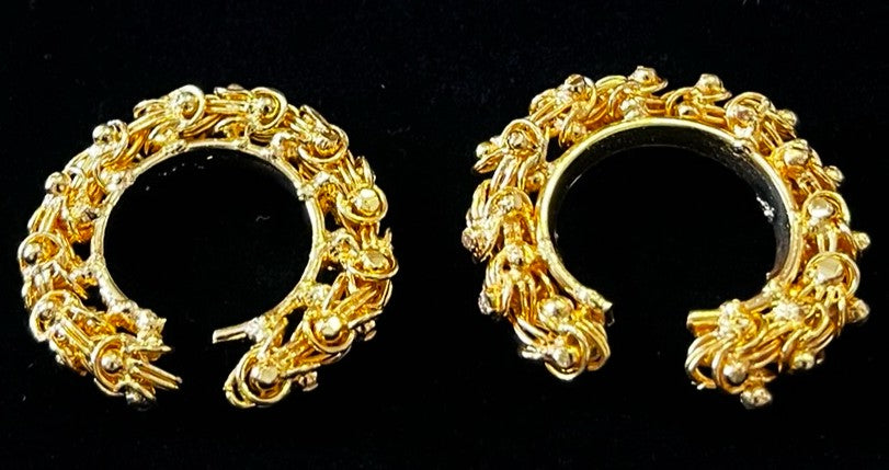 deity bangles, idol bangles jewellery, gold plated bangles for idols - Diameter : 2 cms