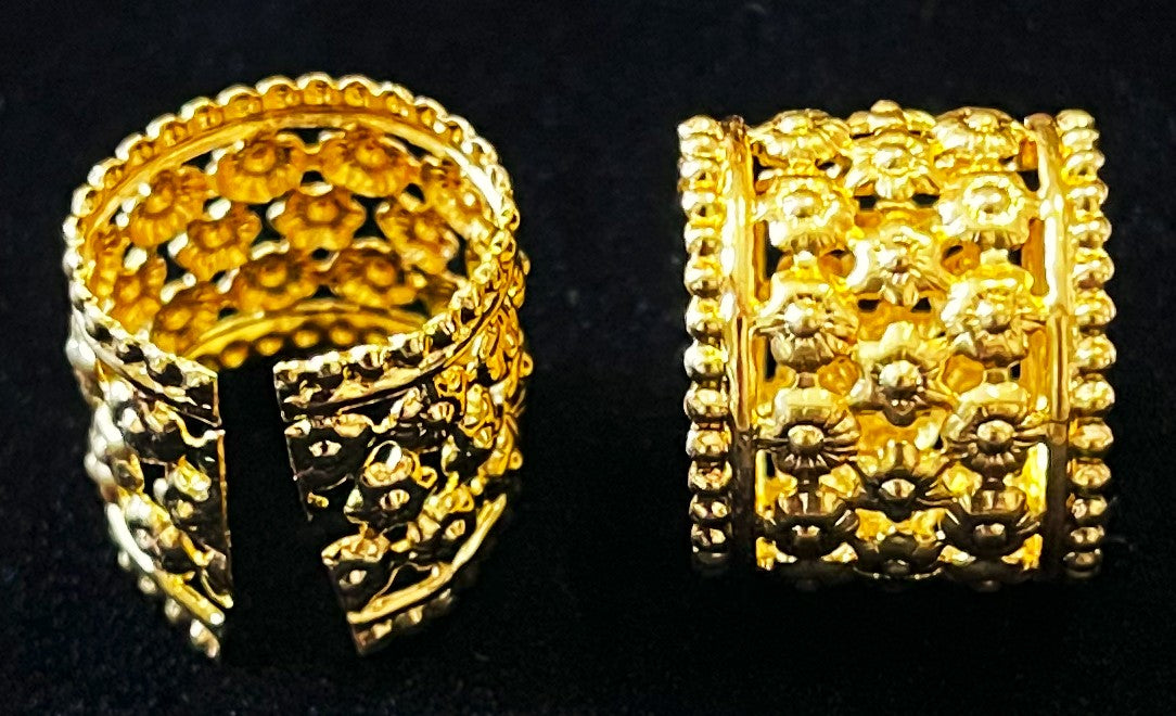 deity bangles, idol bangles jewellery, gold plated bangles for idols - Diameter: 1.5 cms 1