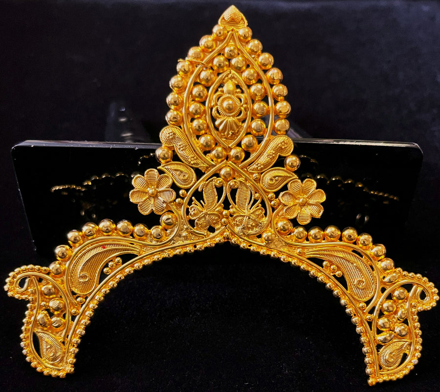 chakra prabhavali jewellery, deity halo ornament, idol back chakra - Length: 4 inches | Width: 3 inches