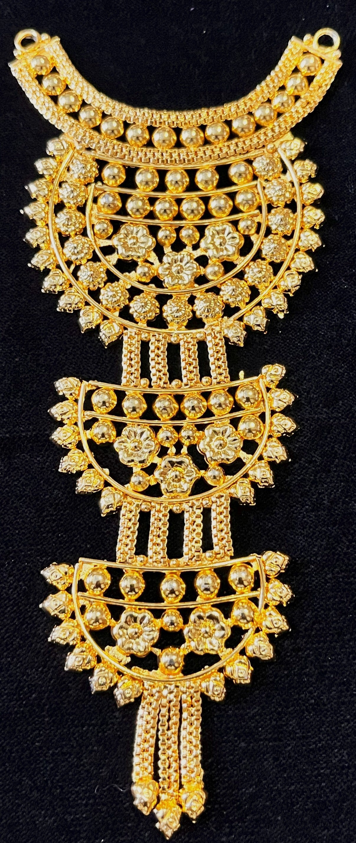 deity necklace, idol necklace jewellery, gold plated necklace for idols - Length: 5.5 inches | Width: 2 inches 1