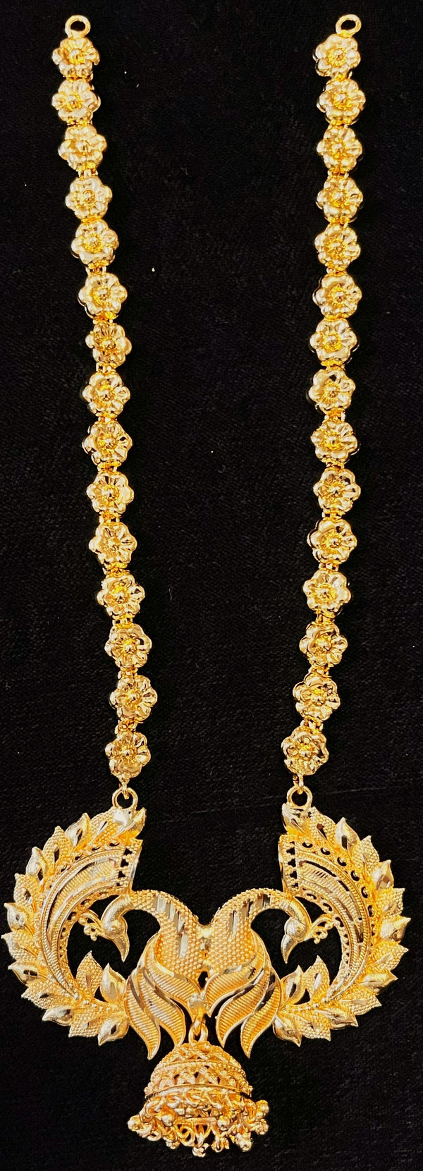 deity necklace, idol necklace jewellery, gold plated necklace for idols - Length: 7 inches