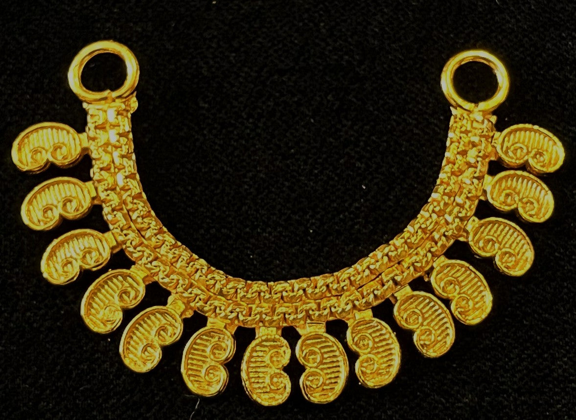 deity necklace, idol necklace jewellery, gold plated necklace for idols - Length: 1.25 inches | Width: 1.25 inches 1