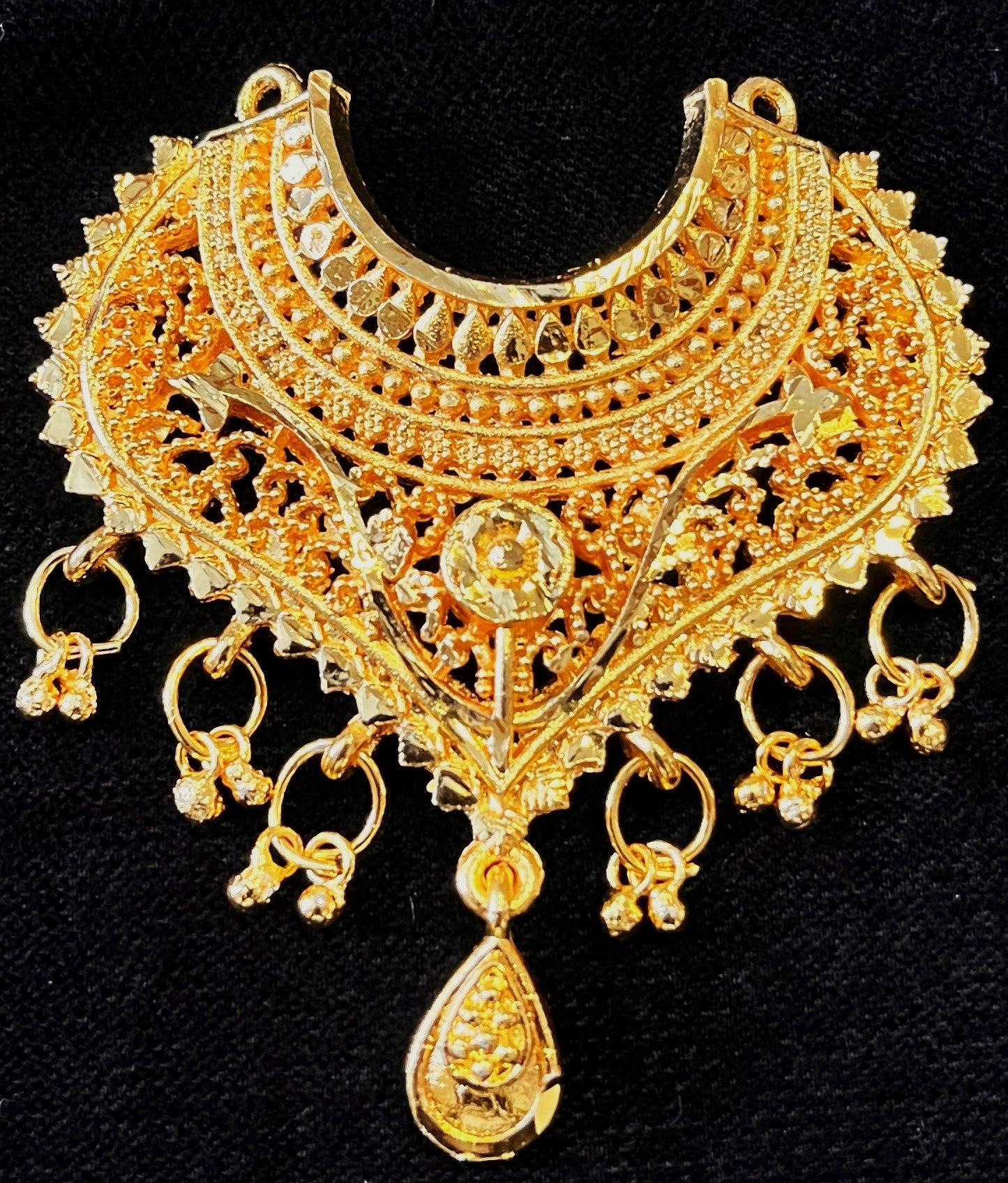 deity necklace, idol necklace jewellery, gold plated necklace for idols - Length: 2 cms | Width: 6 cms 1