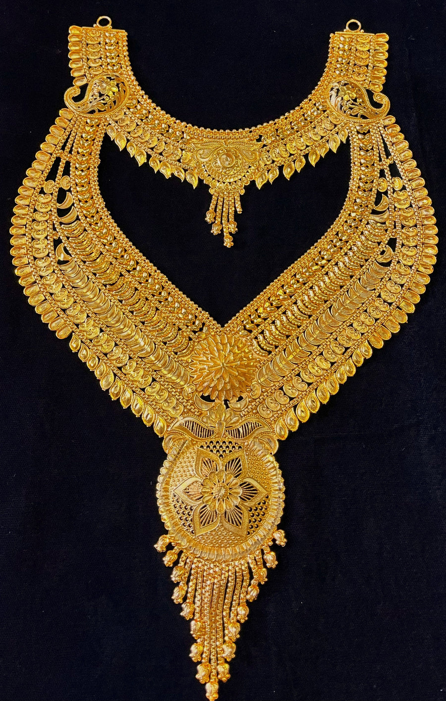 deity necklace, idol necklace jewellery, gold plated necklace for idols - Full Length: 13.5 inches | Choker Length: 6 inches | Width: 5.5 inches