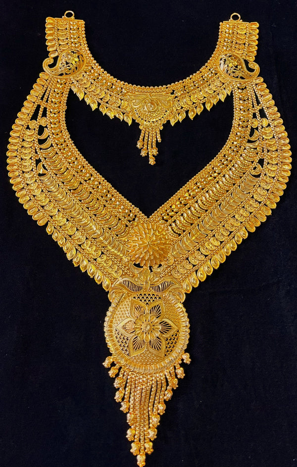 deity necklace, idol necklace jewellery, gold plated necklace for idols - Full Length: 13.5 inches | Choker Length: 6 inches | Width: 5.5 inches