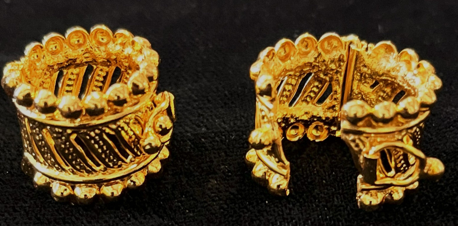 deity bangles, idol bangles jewellery, gold plated bangles for idols - Diameter: 1.75 cms 1