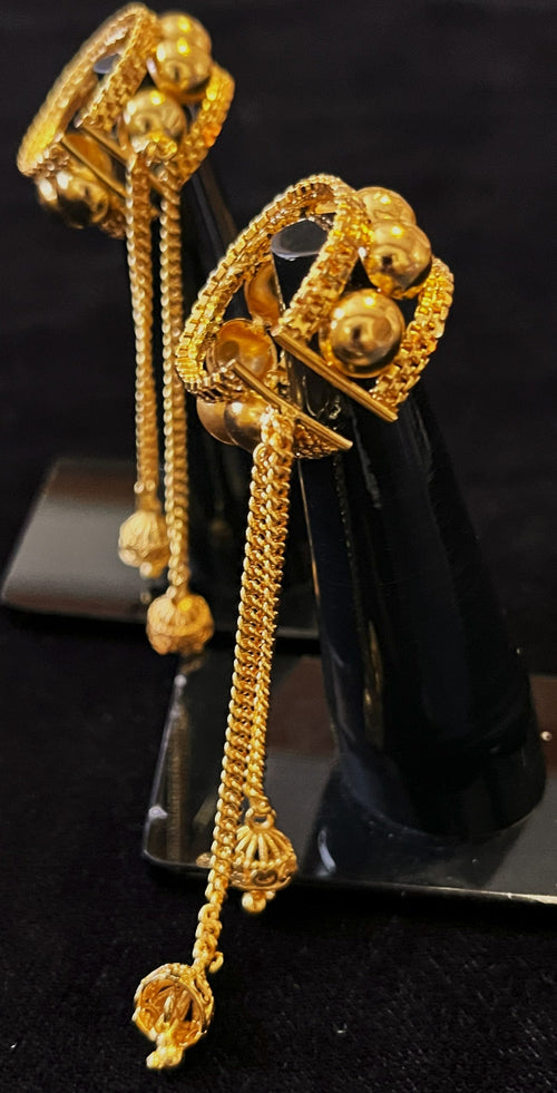 deity bangles, idol bangles jewellery, gold plated bangles for idols - Diameter: 2 cms