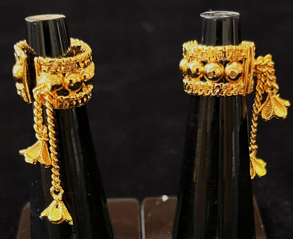 deity bangles, idol bangles jewellery, gold plated bangles for idols - Diameter: 1.5 cms