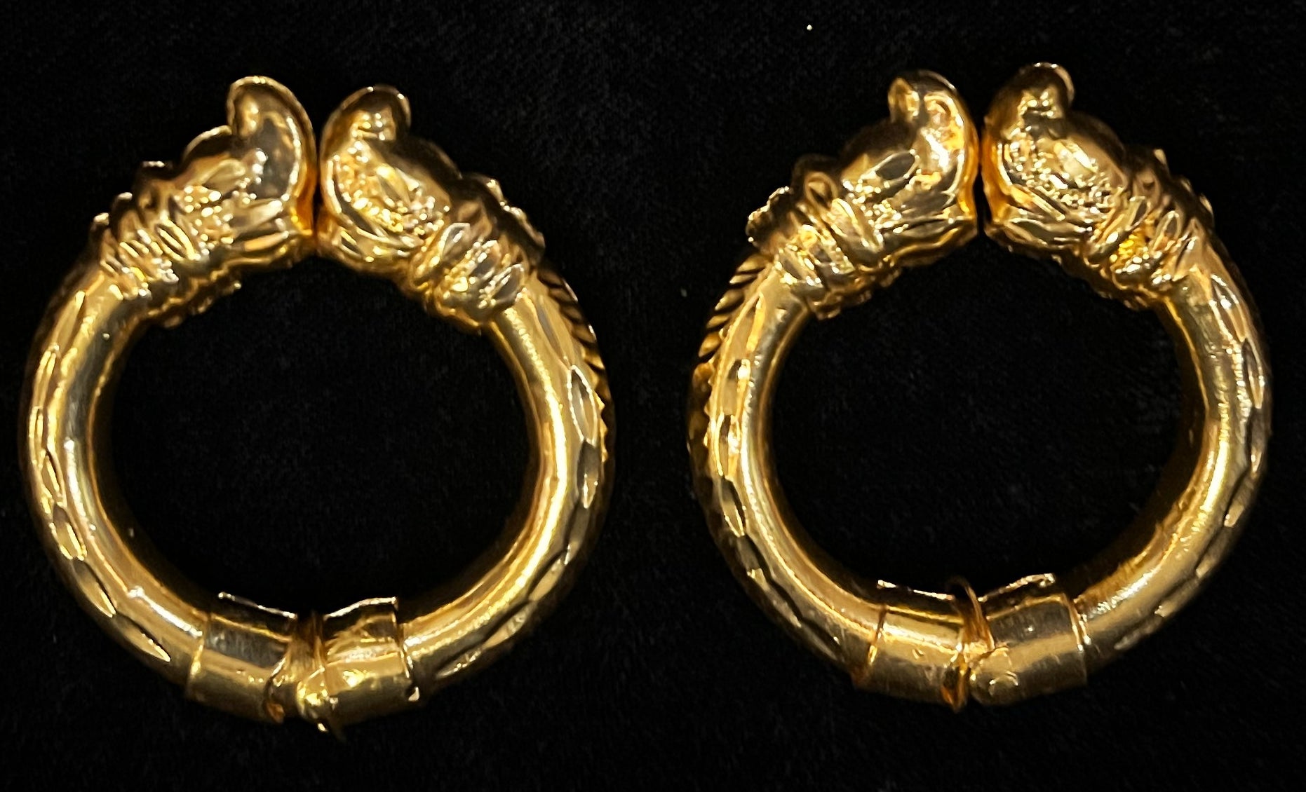 deity bangles, idol bangles jewellery, gold plated bangles for idols - Diameter : 1 inch 1