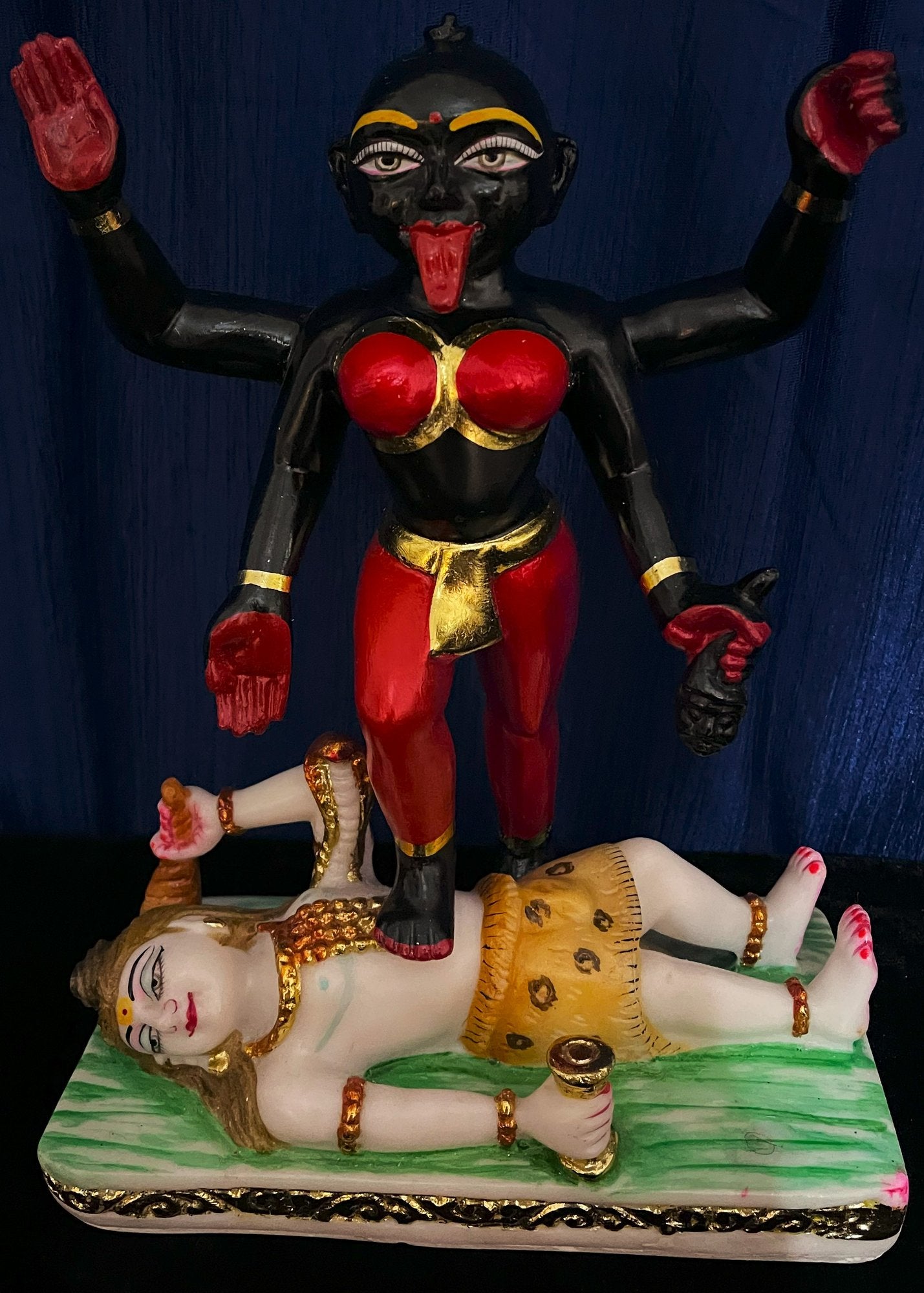 12 Inch Maa Kali Marble Dust Idol 1