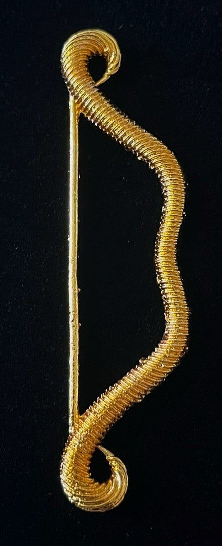 Bow - Durga Devi / Lakshmi Ayudha - Gold - Length: 2.5 inches