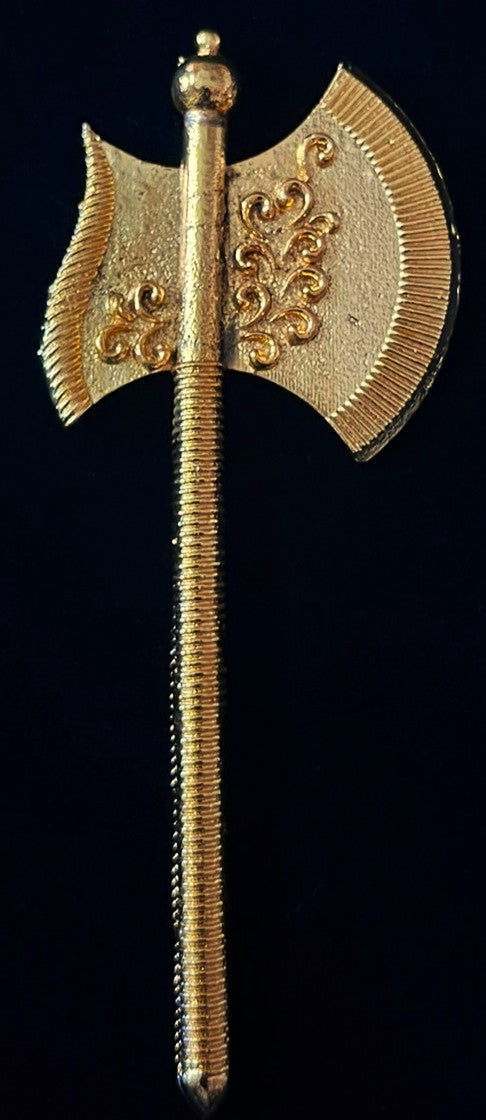 Axe - Gold - Length: 3 inches
