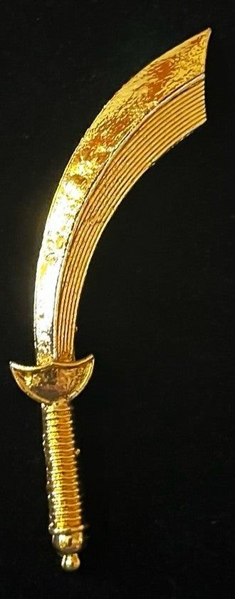 Sword- Kali Ayudha - Gold - Length: 3 inches