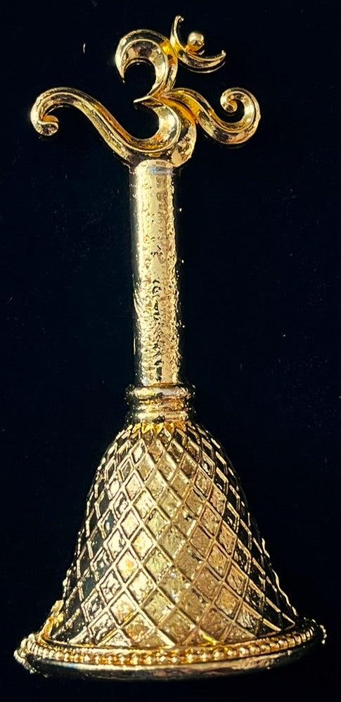 Bell - Mariamma Ayudha - Gold - Length: 3 inches 1