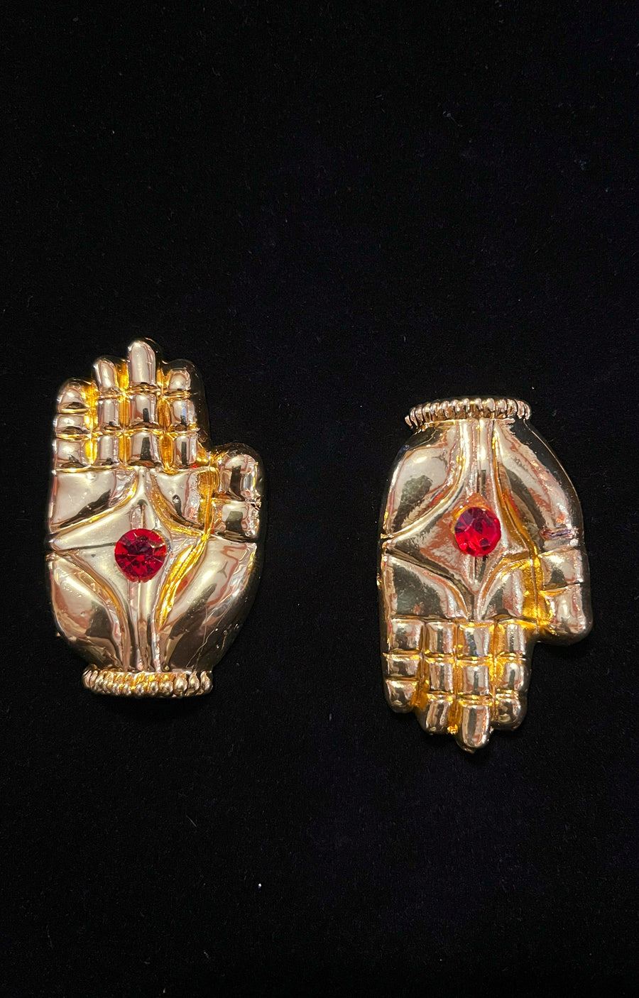 Hasta Kavacham – Sacred Hand Armour - Gold - Length: 1.75 inches