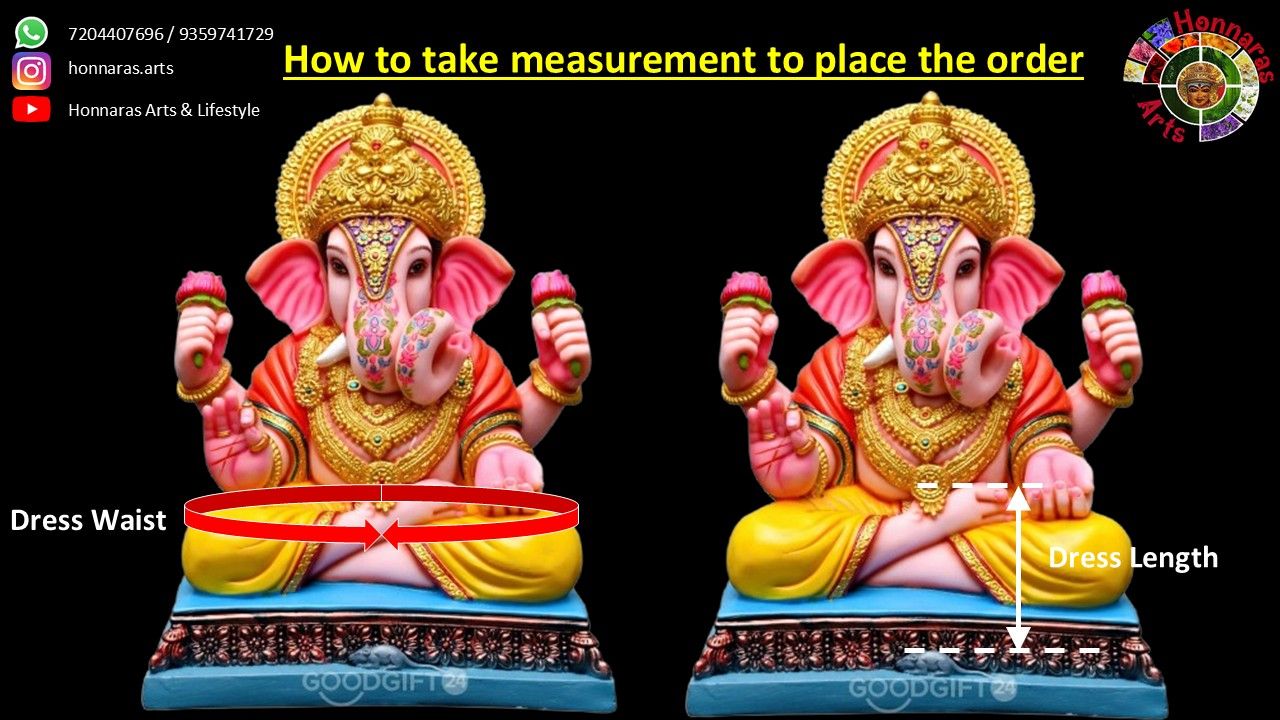 Dagdusheth Halwai Ganpati Dhoti made of Soft Silk (Pure Silk) - Red dhoti with Blue border and Blue Shalya 3