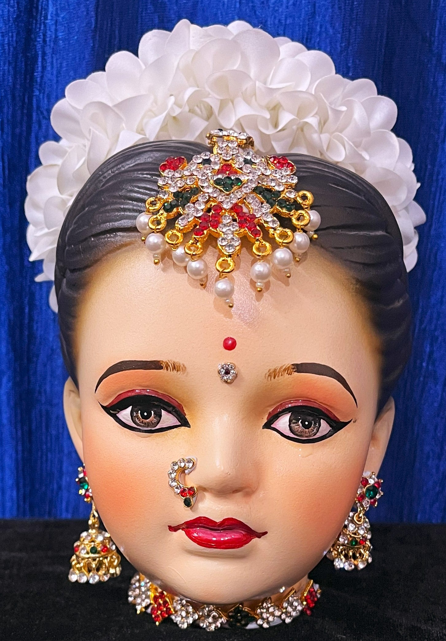 Premium Lakshmi Fiber Full Face with Jewellery – 6 Inch (cannot be tied to coconut) 1