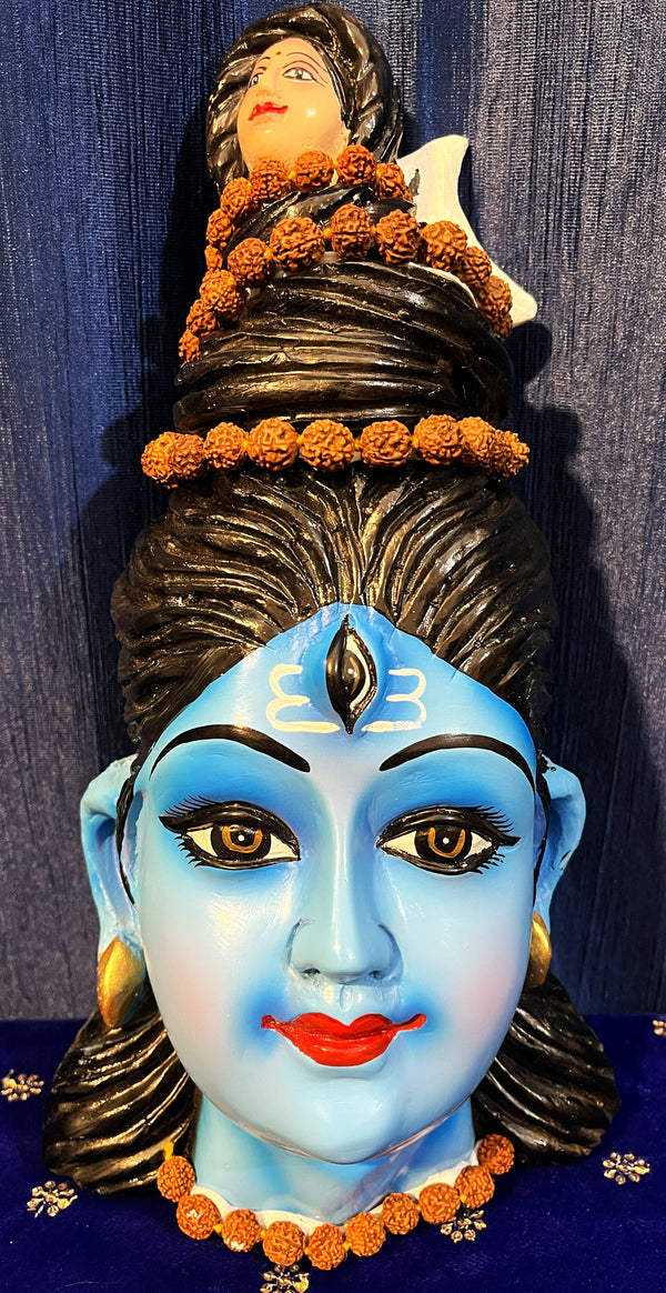 Premium Shiva Fiber Full Face with Jewellery – 9 Inch