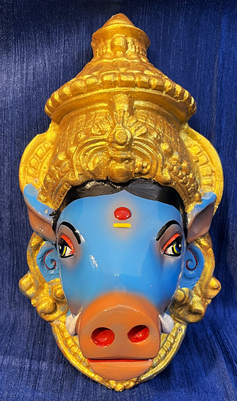 Premium Varahi Fiber Half Face without Jewellery – 15.5 Inch (can be tied to coconut)