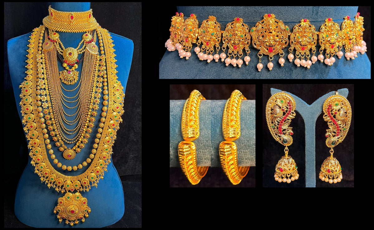 Premium Maharashtrian Style Jewellery Set for Devi Alankaram