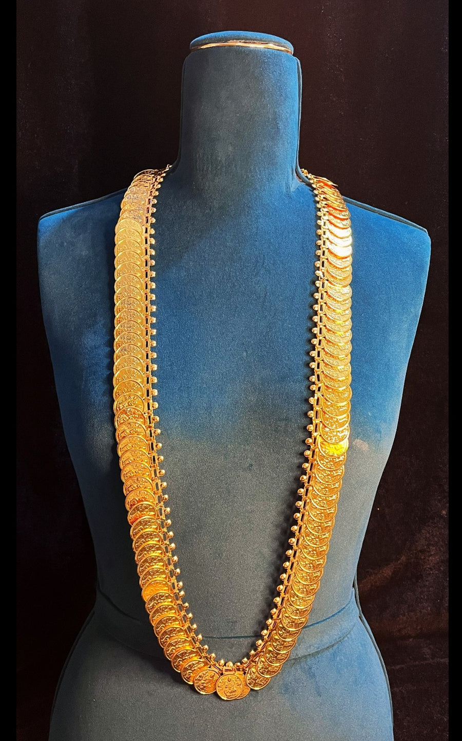 Premium Temple Gold-Plated Jewellery with Stones for Devi Alankaram - Gold