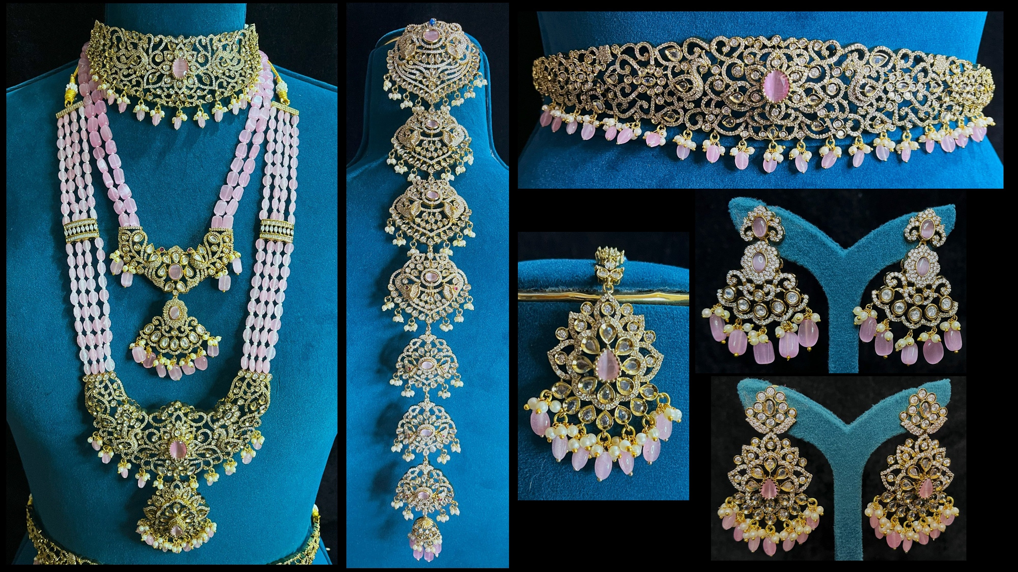 Premium Victorian Style Jewellery Collection for Devi Alankaram - Gold 1