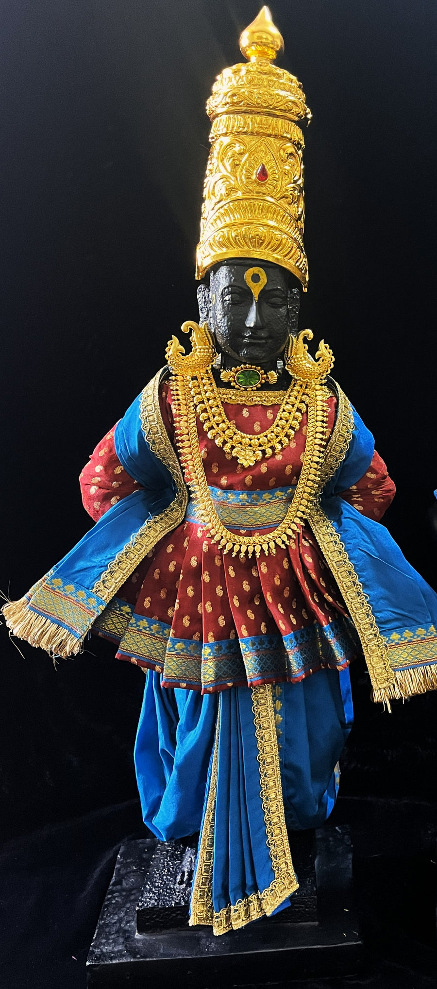 Angharkha dhoti  Patka/shalya, made of  Soft Silk with small butta Dhoti  (Pure Silk) - Maroon Pre stiched Angarkha with Sky Blue Contrast and Dhoti and  Patka