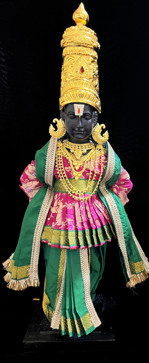 Angharkha dhoti Patka/shalya, made of Chanderi Zari Silk (not pure silk) - Pink Pre stiched Angarkha with Dark Dark Green Contrast and Dhoti and  Patka