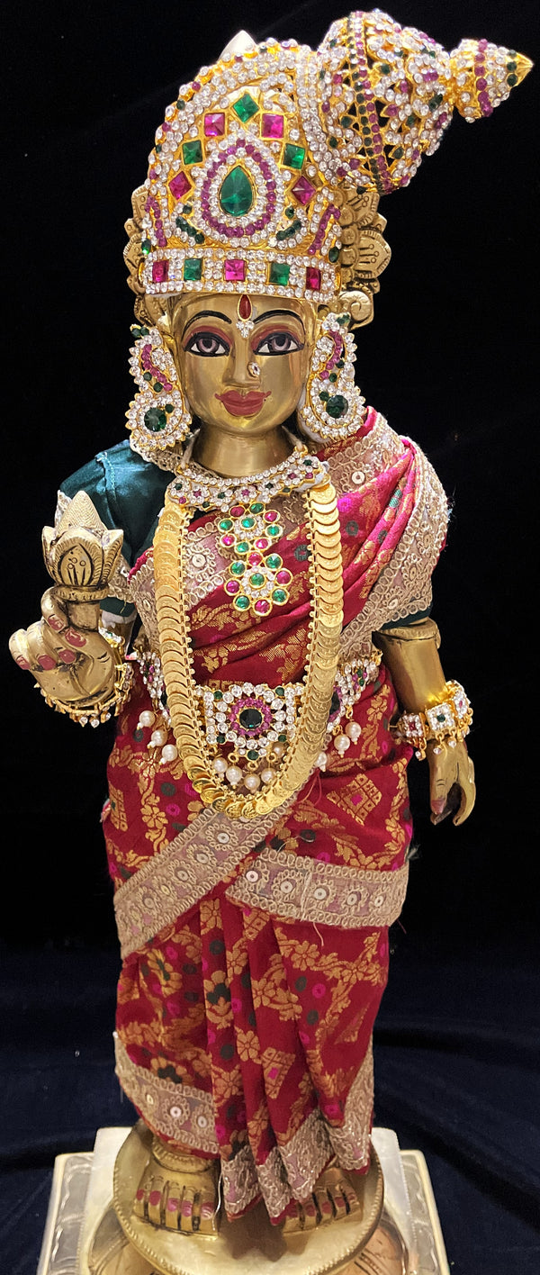 Royal Pre-Stitched with Multicoloured Chanderi Silk Saree (Not Pure Silk) - Maroon pre-plated Saree with Dark Green Contrast and blouse