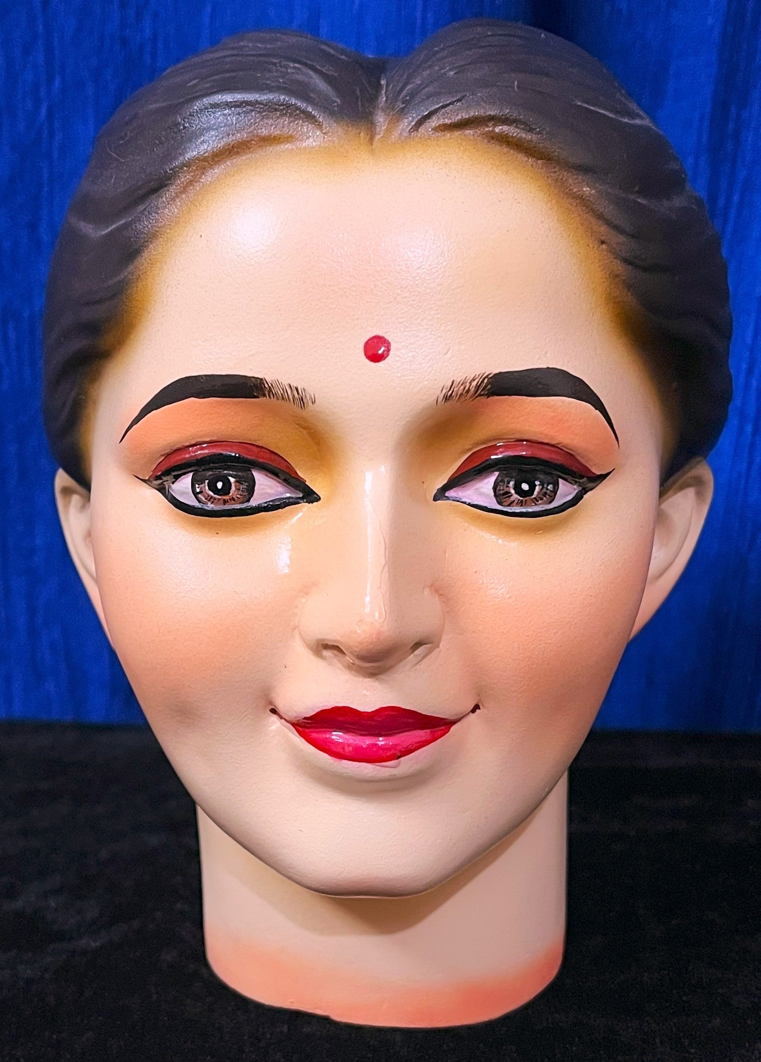 Premium Lakshmi Fiber Half Face without Jewellery – 7.5 Inch (can be tied to coconut) 2