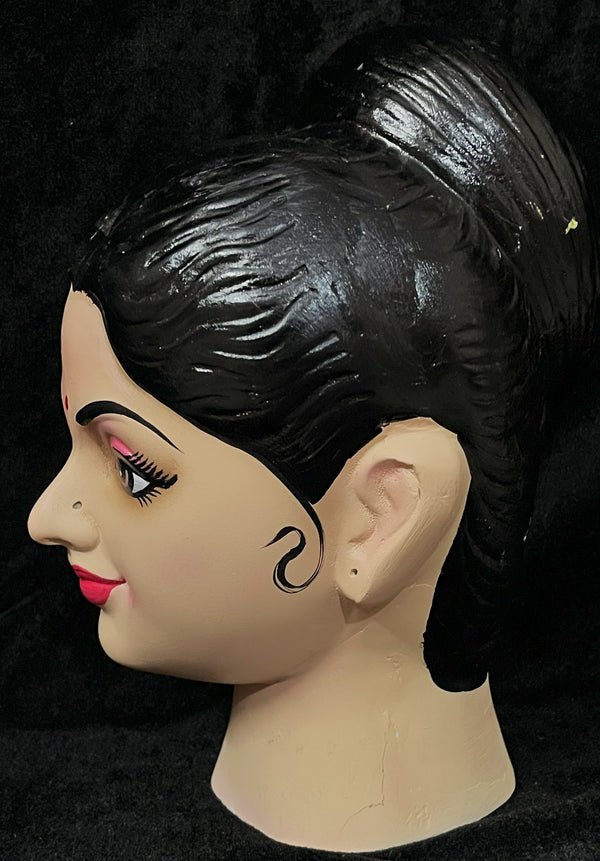 Premium Lakshmi Fiber Full Face without Jewellery – 9 Inch (cannot be tied to coconut)