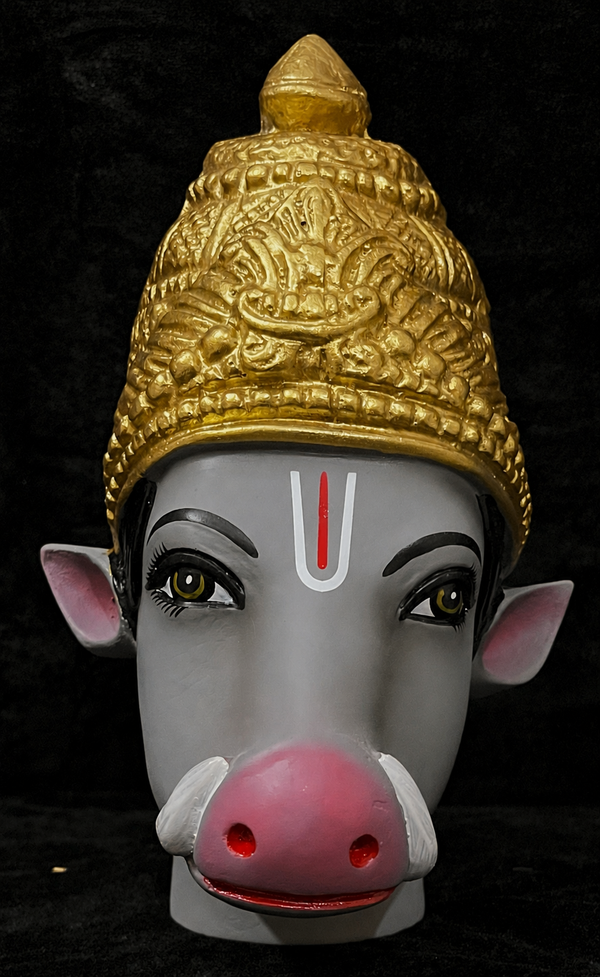 Premium Varaha Fiber Full Face without Jewellery – 10.5 Inch (cannot be tied to coconut)